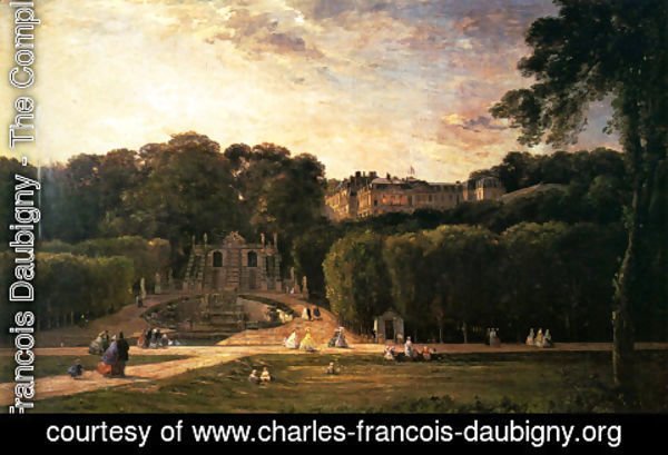 Charles-Francois Daubigny - The Park At St. Cloud