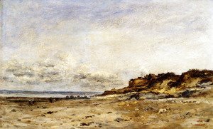 Charles-Francois Daubigny - Low Tide At Villerville