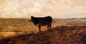 Charles-Francois Daubigny - The Lone Cow