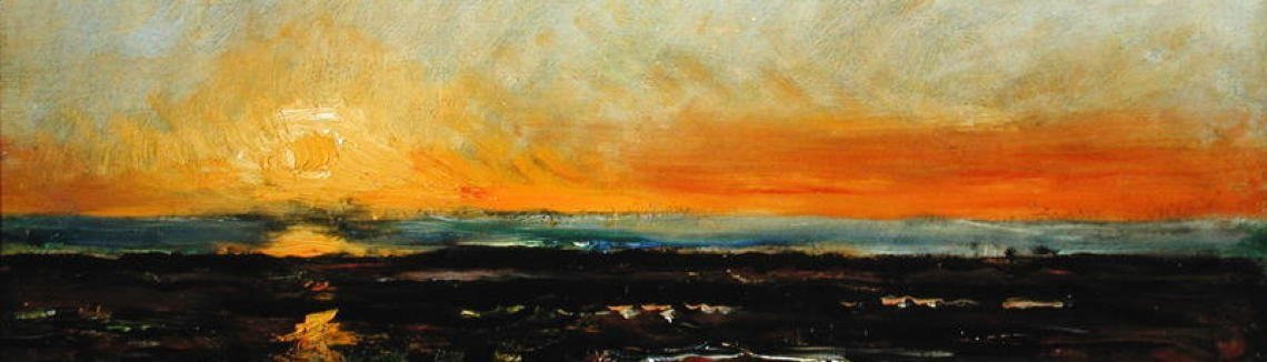 Charles-Francois Daubigny - Sunset on the Sea Coast