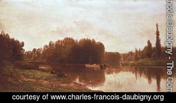 Charles-Francois Daubigny - The Confluence of the River Seine and the River Oise