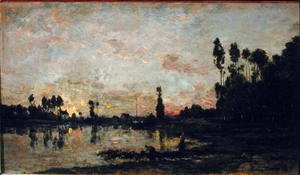 Sunset on the Oise, 1865