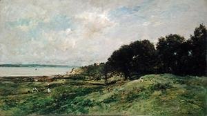 Charles-Francois Daubigny - The Coast of Villerville, 1875
