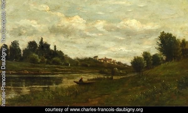 Fisherman on the Banks of the River