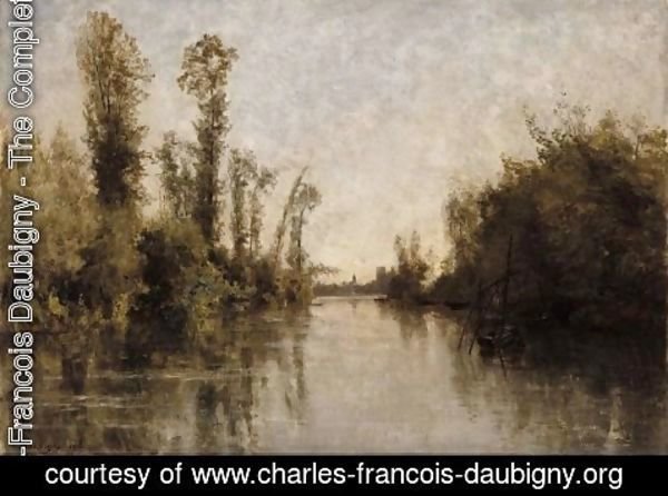 Charles-Francois Daubigny - The banks of Seine