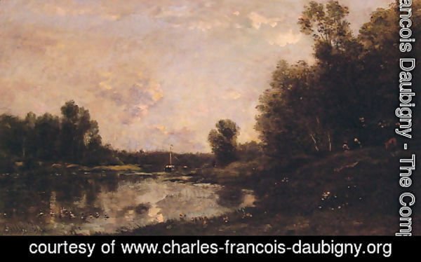 Charles-Francois Daubigny - A June Day