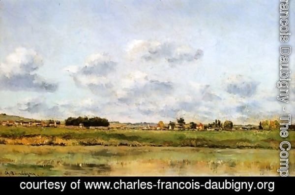 Charles-Francois Daubigny - Banks Of The Loing