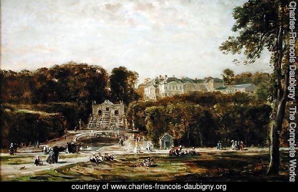 View of the Chateau de Saint-Cloud