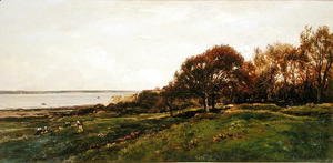 Charles-Francois Daubigny - Seaside of Villerville, 1870