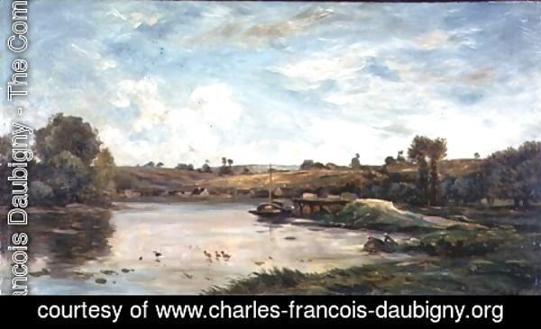 Charles-Francois Daubigny - On the Loire