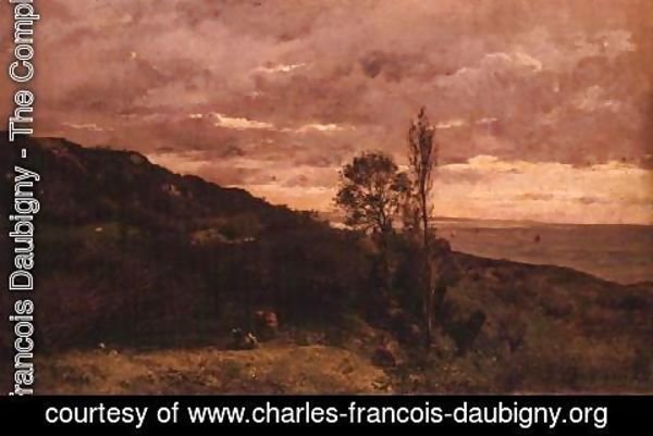 Charles-Francois Daubigny - Landscape Near Villerville