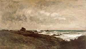 Charles-Francois Daubigny - Seascape, c.1867