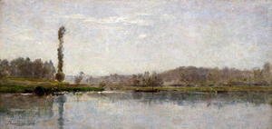 Charles-Francois Daubigny - Morning on the Oise, Auvers