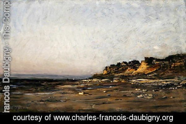 Charles-Francois Daubigny - Villerville, Normandy, 1886