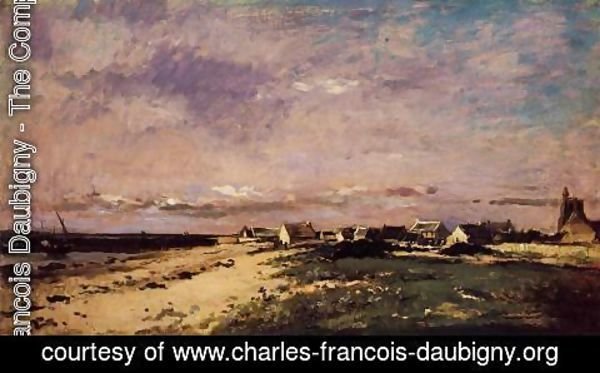 Charles-Francois Daubigny - French Coastal Scene