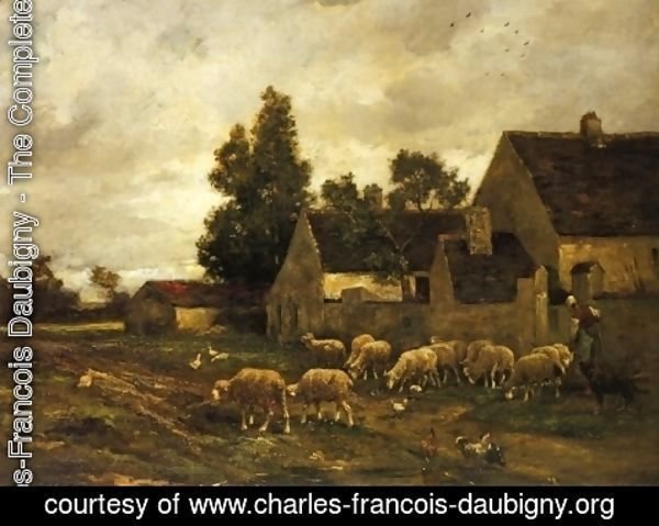 Charles-Francois Daubigny - The Barrel maker