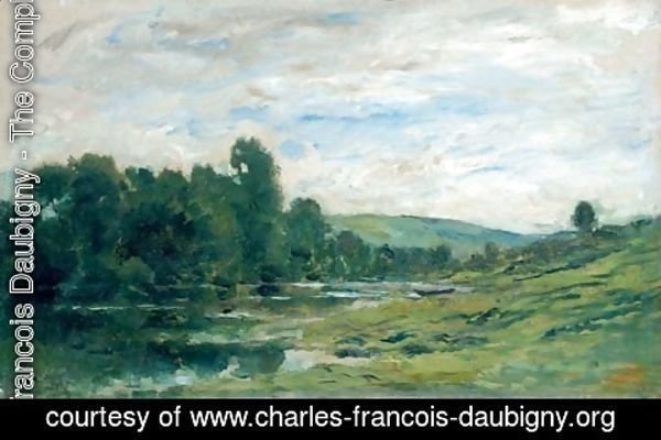 Charles-Francois Daubigny - Bord de riviere