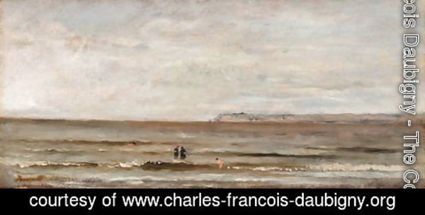 Charles-Francois Daubigny - Les baigneurs (The sea bathers)