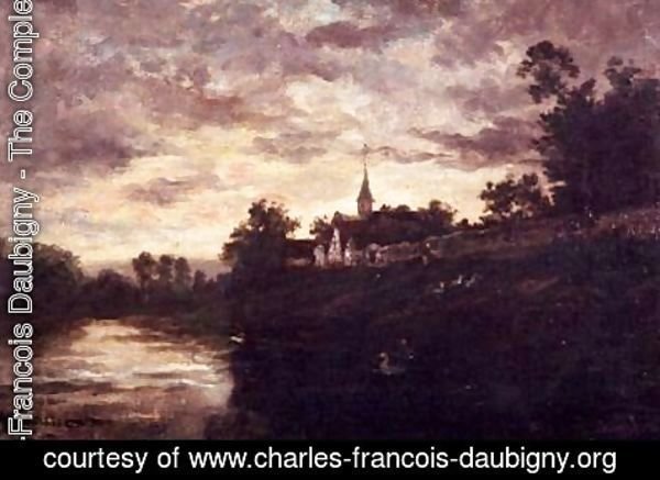 Charles-Francois Daubigny - Banks of the Oise