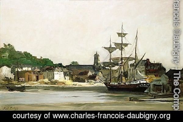 Charles-Francois Daubigny - The Harbour at Honfleur